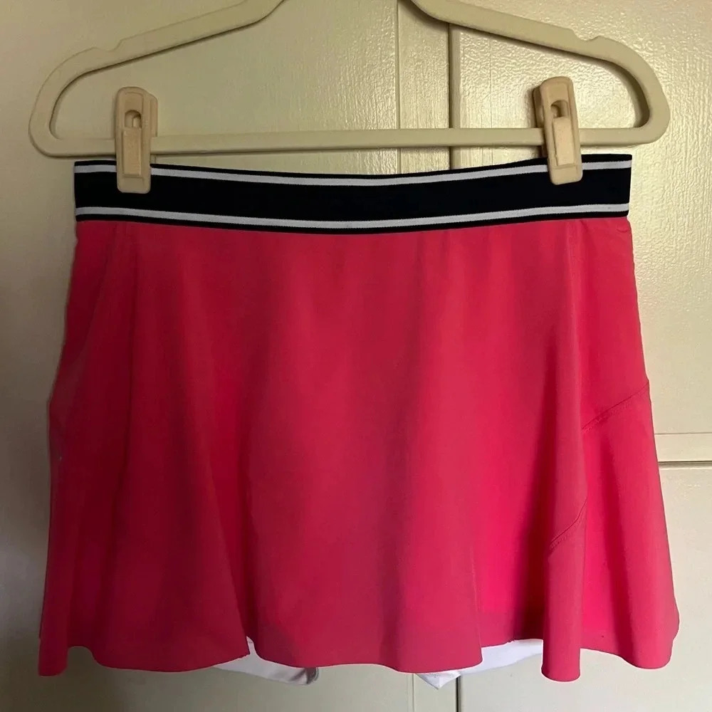 NWT Peter Millar Pink Gabriela Swing Tennis Skirt Size Large‎ Pickleball Golf